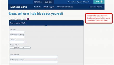 ulster bank online payment